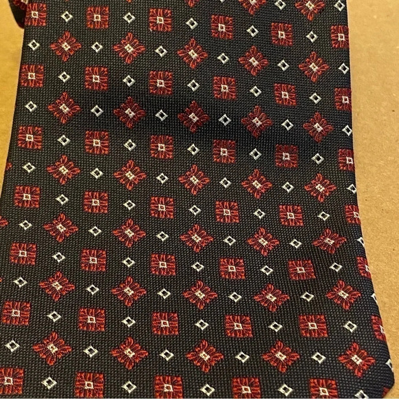 Embassy Row Men's Necktie Tie 100% Silk Made in USA Multicolor - Picture 2 of 7